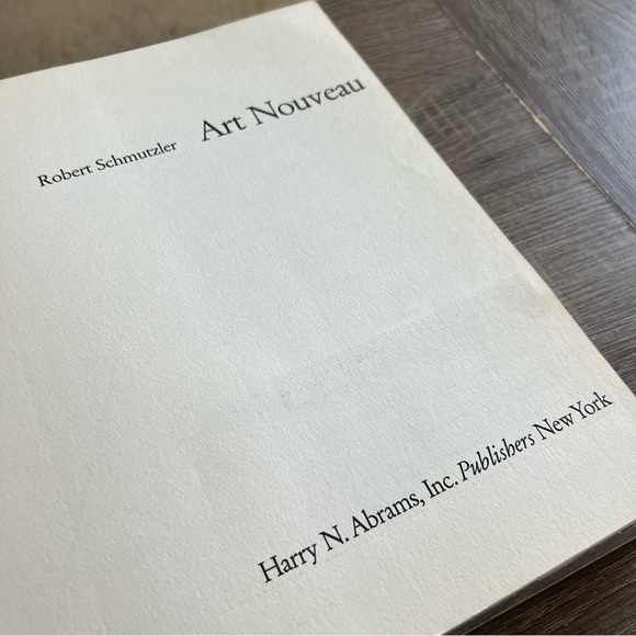 Vintage 1966 “Art Nouveau” by Robert Schmutzler Hardcover | Abrams Art Book - Picture 12 of 16